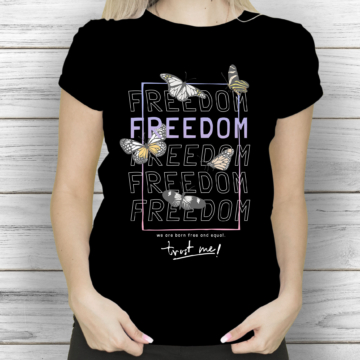 Freedom - Streetwear női póló