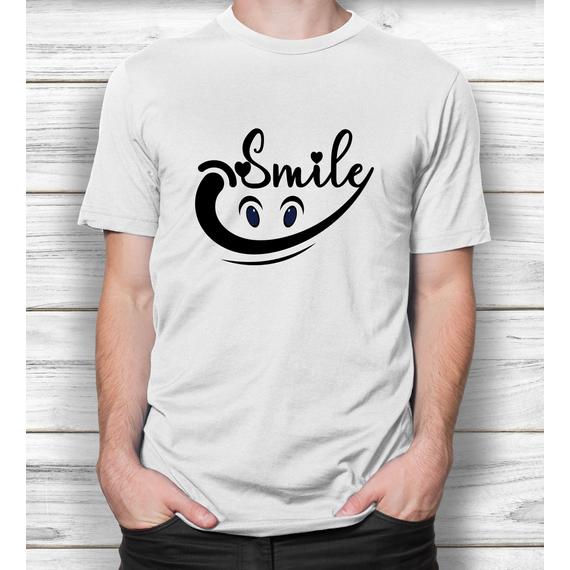 Smile - Mintás férfi póló
