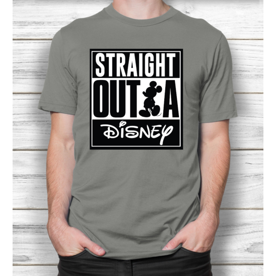 Straight Out Of Disney - Sötétszürke-melírozott