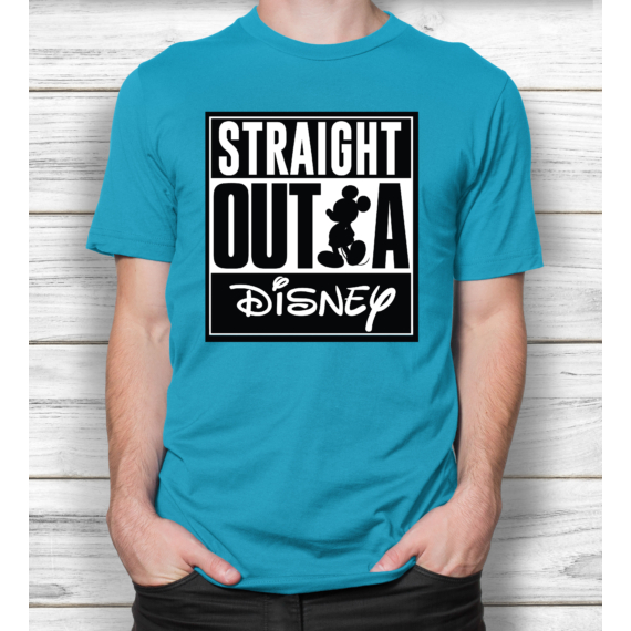 Straight Out Of Disney - Disney Mintás férfi póló