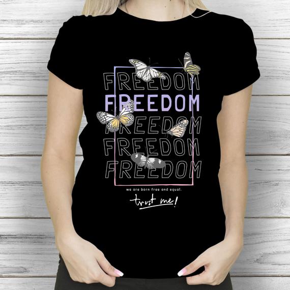 Freedom - Streetwear női póló