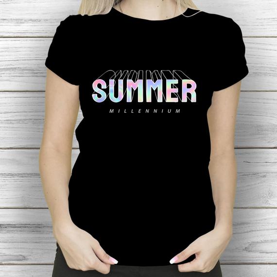 Summer - Streetwear Mintás női póló