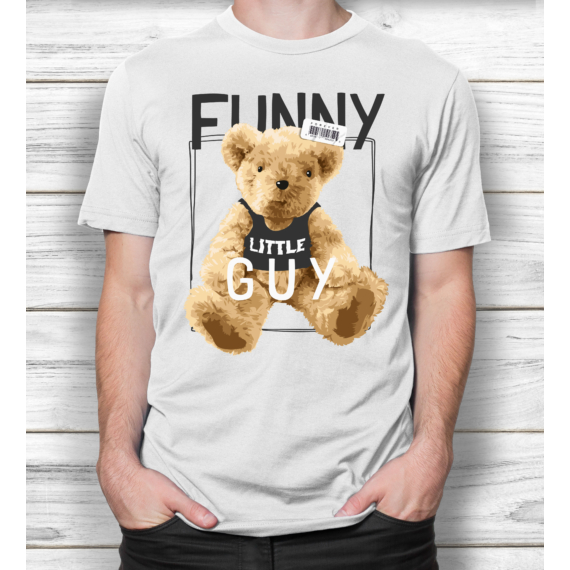 Funny Guy - Medve mintás férfi póló