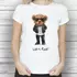 Kép 1/3 - Let's Rock - Medve mintás női póló
